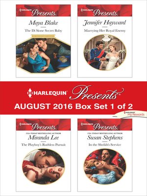 Harlequin Presents August 2016--Box Set 1 of 2 - ebook